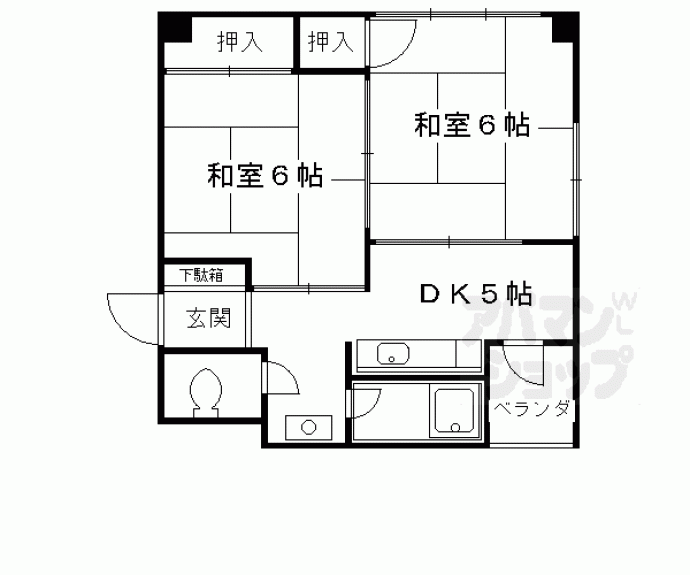 【アミューズ北山】間取