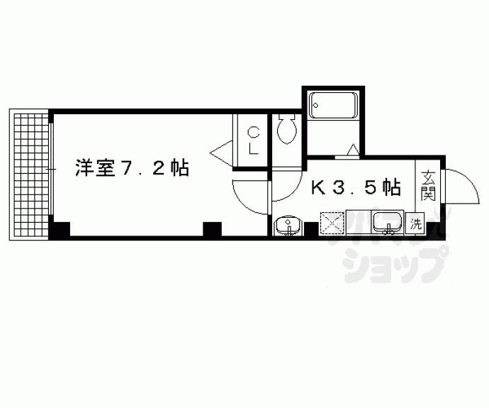【フィット２１】間取