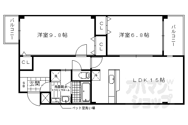【シュシュパルク鹿苑】間取
