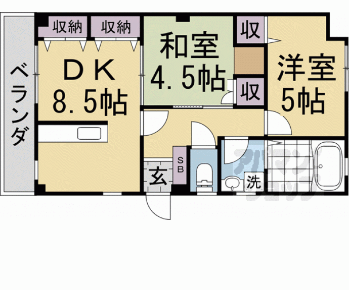 【ルミナス・カスティエル】間取