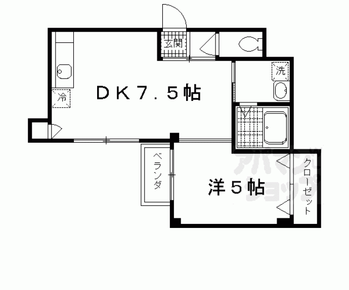 【北山グレースハウス】間取