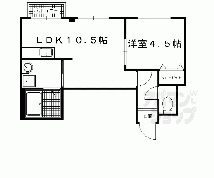 【北山グレースハウス】間取