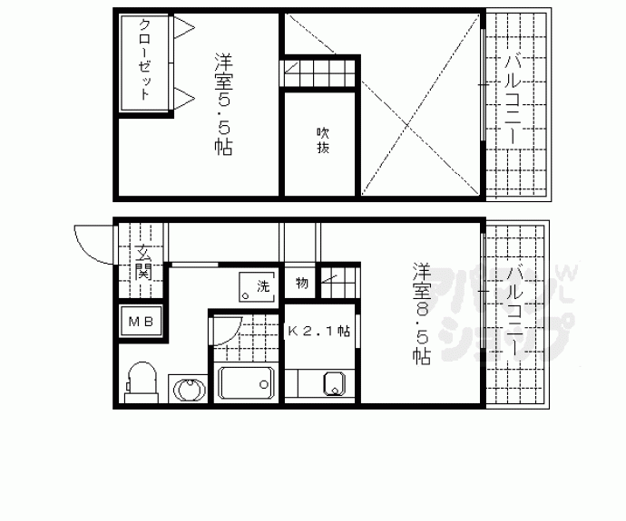 【ＷＤＥＣＯ】間取