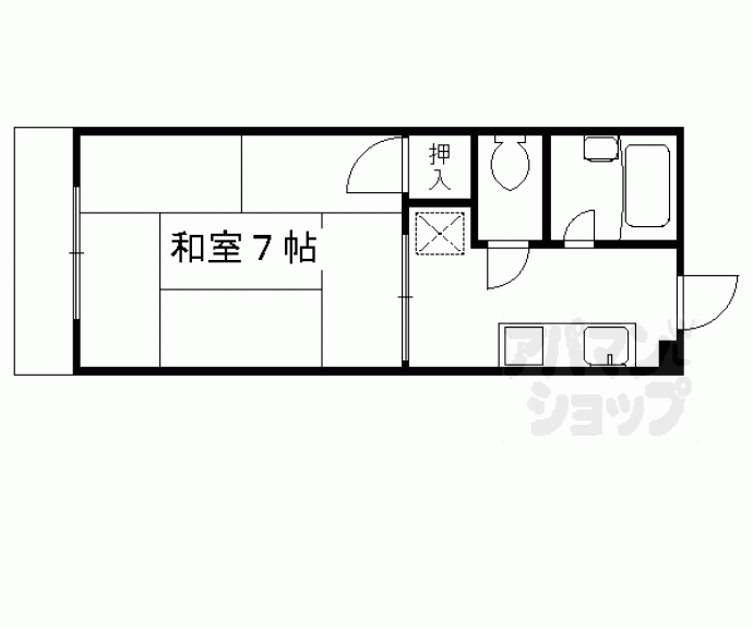 【第二舟岡山荘】間取