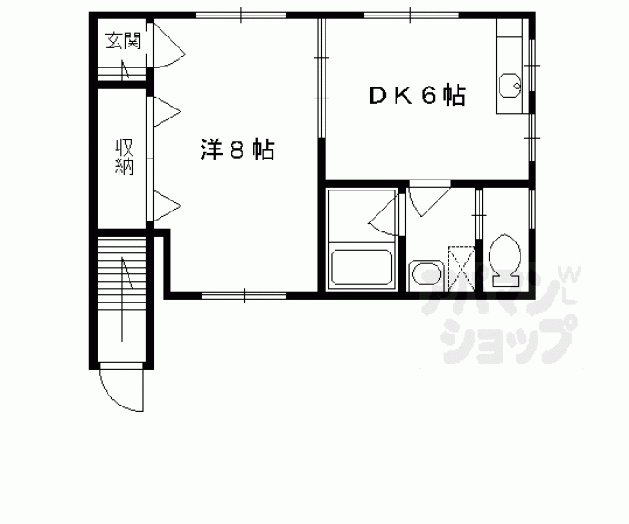 【歓峰ハイツ別館】間取