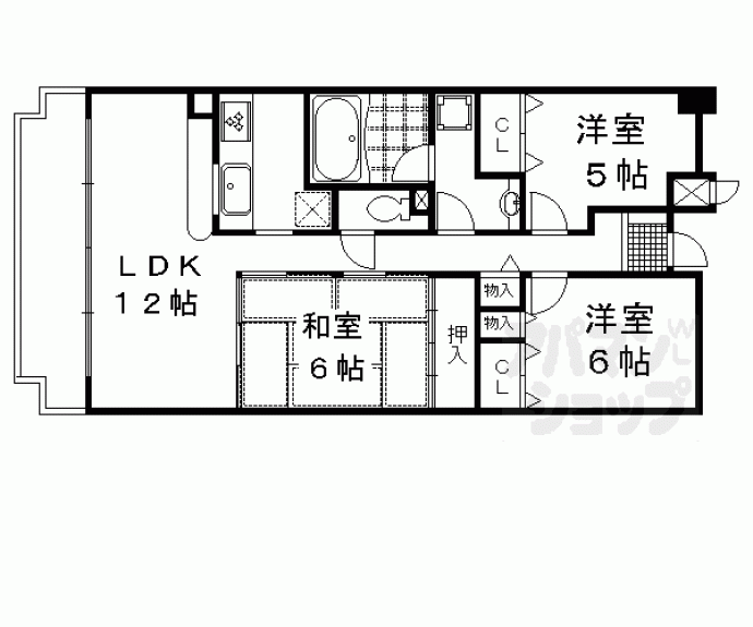 【紫野門前町アーバンライフ】間取