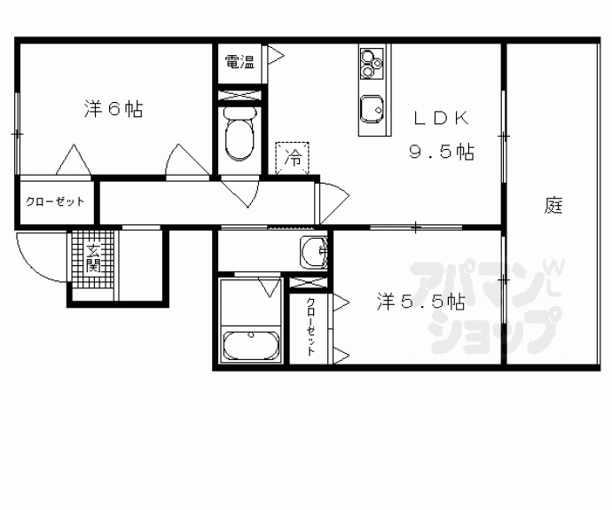 【パークアベニュー北山】間取