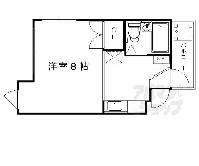 【華洛ビルＣ棟】間取