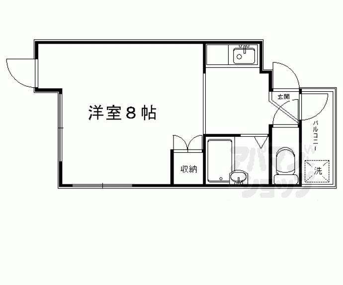 【華洛ビルＣ棟】間取