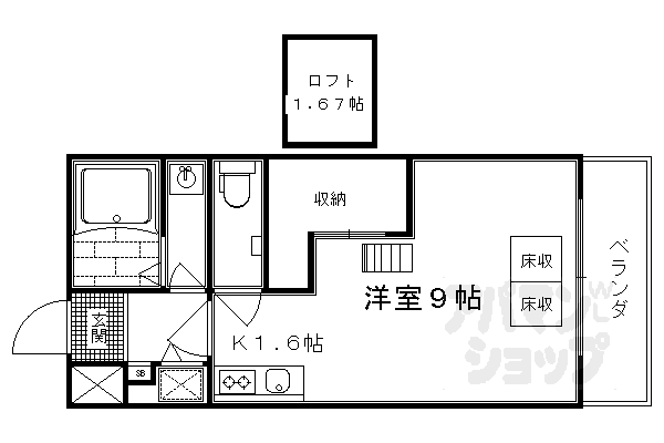 【ホワイトハイムKAGAMIISHI】間取