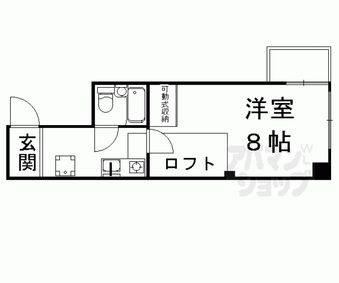 【アメニティK2】間取