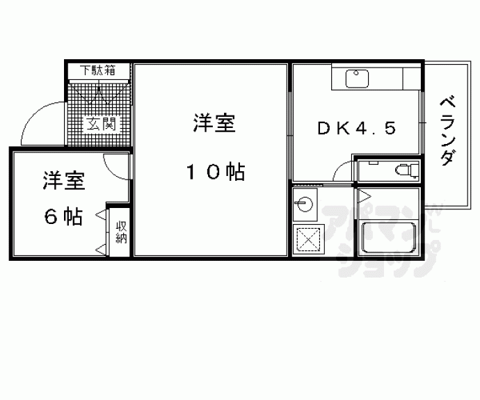 【グリーンビューヒライ】間取