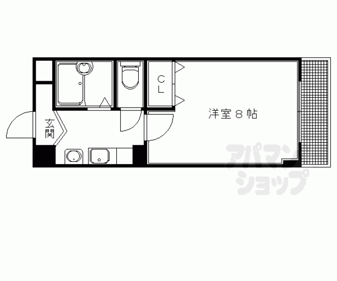 【京都リバーサイド北山】間取