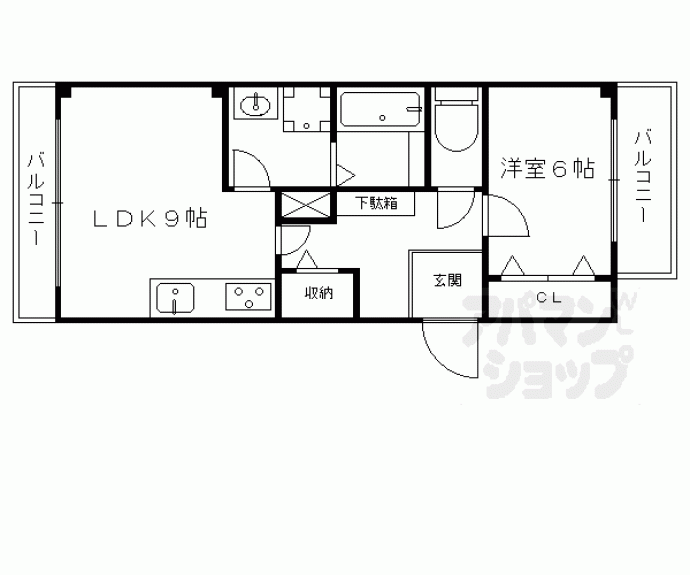 【メゾン・ド・千坂】間取