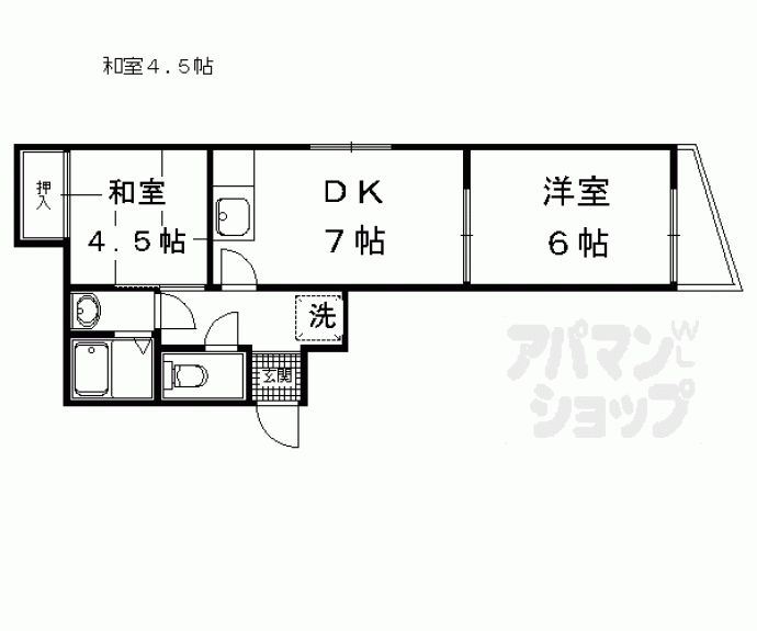 【メゾン・ド・千坂】間取