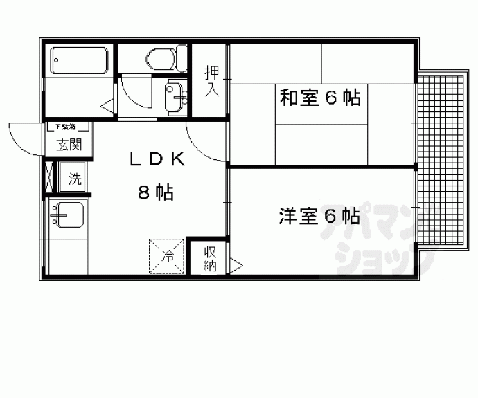【ハイツ神山】間取