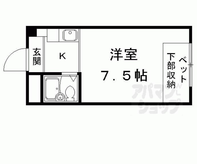 【ヴィラ紫竹】間取