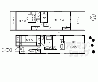 【小山板倉町貸家】