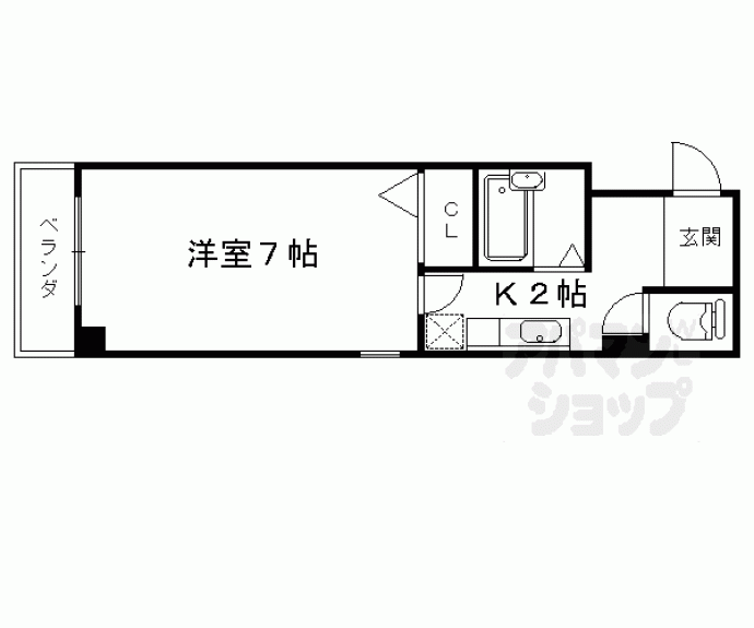 【ＣＡＳＡ衣笠】間取