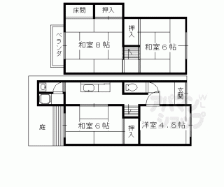 【西賀茂大栗町貸家】
