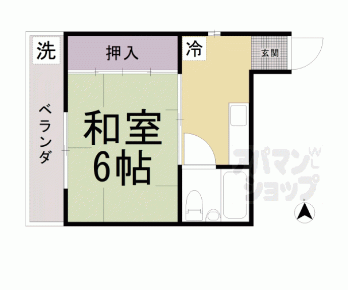 【サンスウィート金閣】間取