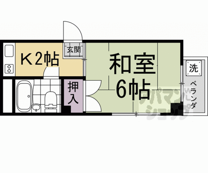 【サンスウィート金閣】間取