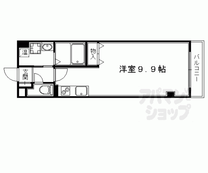 【ランブラス衣笠】間取