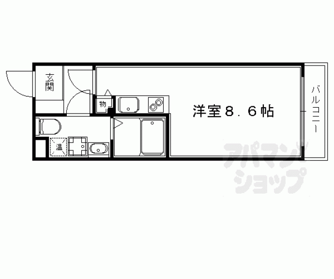 【ランブラス衣笠】間取