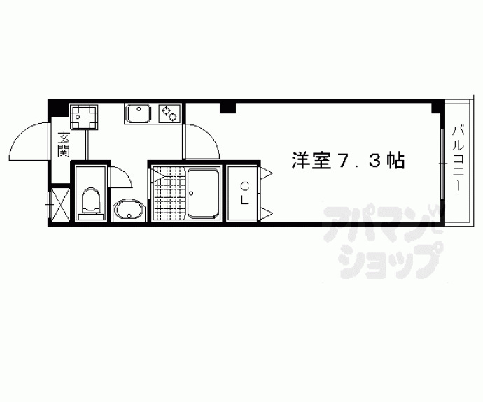 【クオリカ紫竹】間取