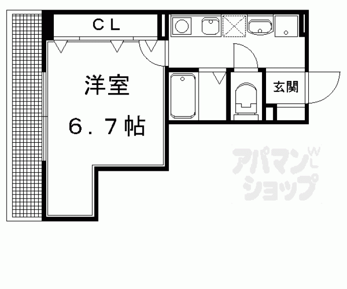 【紫野ユーピーディービル】間取