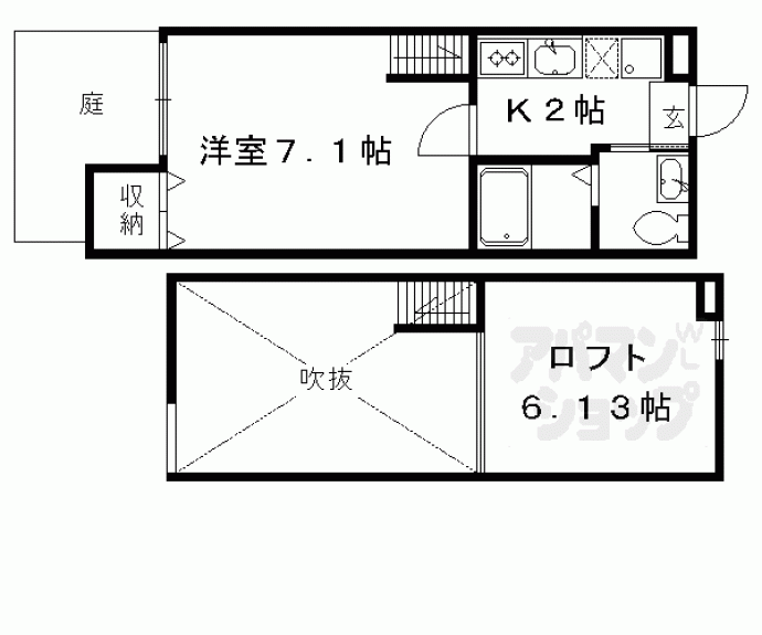【ロフティ上賀茂】間取