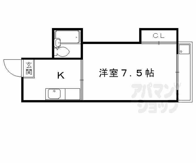 【紫竹ドミール】間取