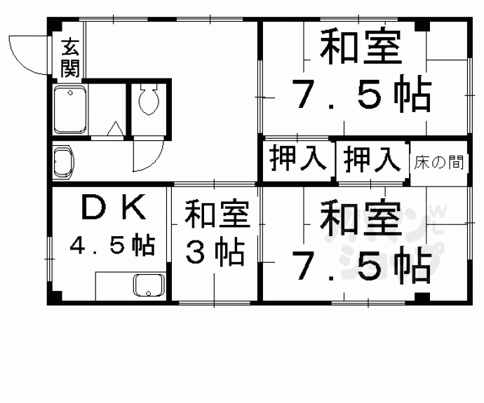 【アモールデモサ】間取