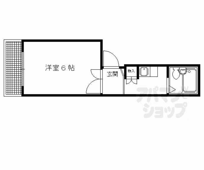 【上野マンション】間取