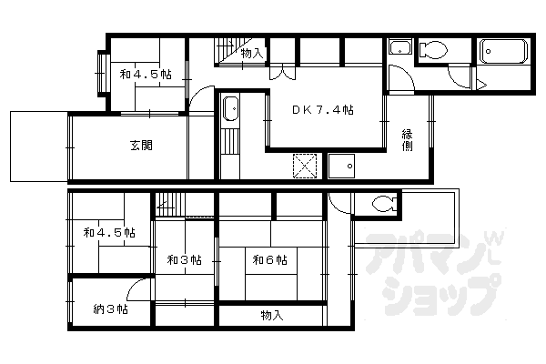 【小山上板倉町貸家】
