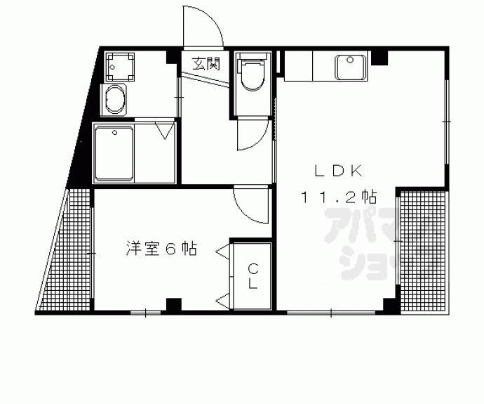 【バードレイク北山】間取