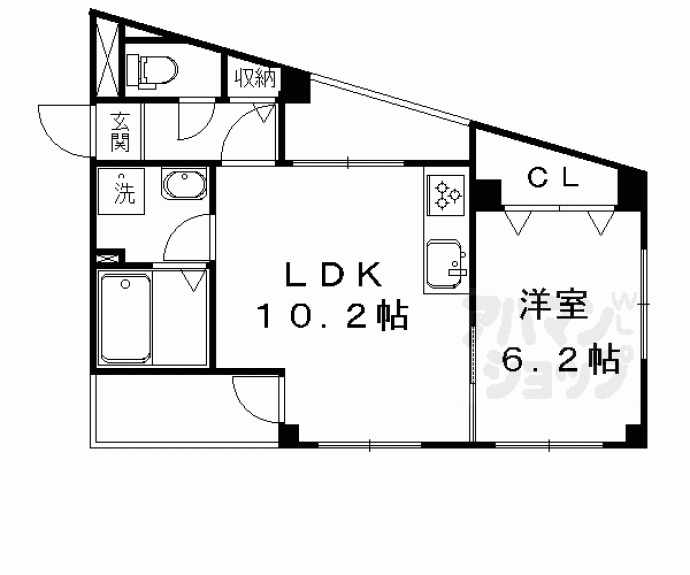 【バードレイク北山】間取