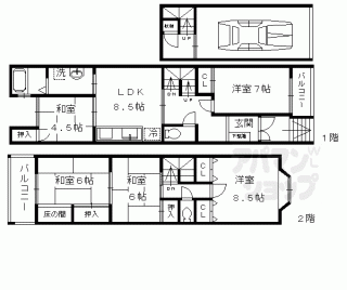 【西賀茂南川上町貸家５－２】