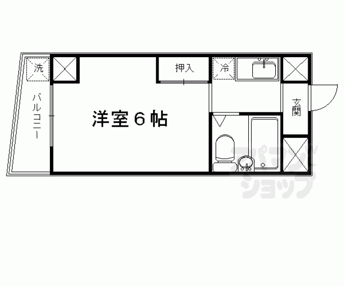 【カルフール北村】間取