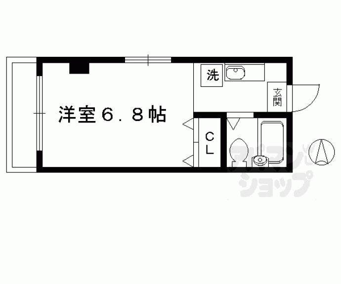 【サンハイツ北山】間取