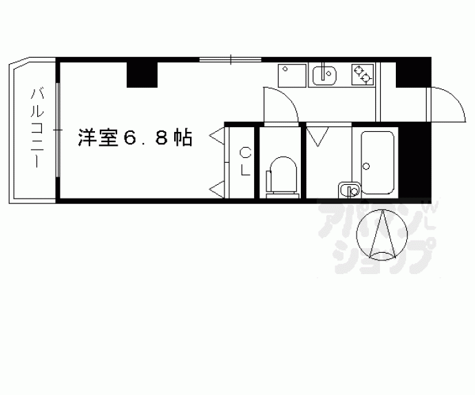 【サンハイツ北山】間取