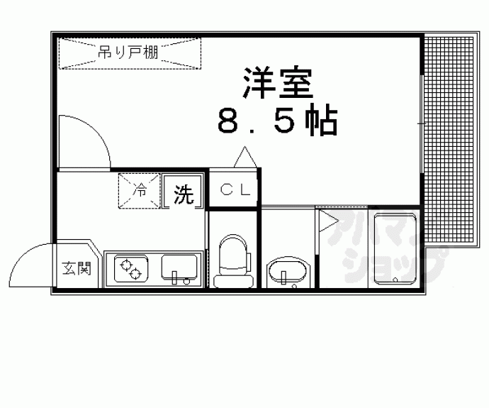 【リエール紫野】間取