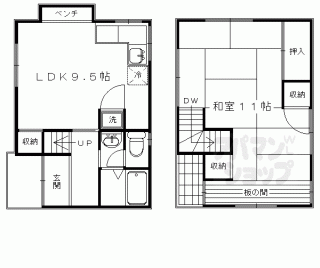 【グッドフロー様紫野上野町貸家】