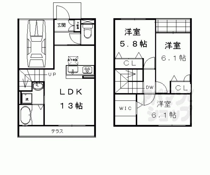 【MACHIYA今宮】間取