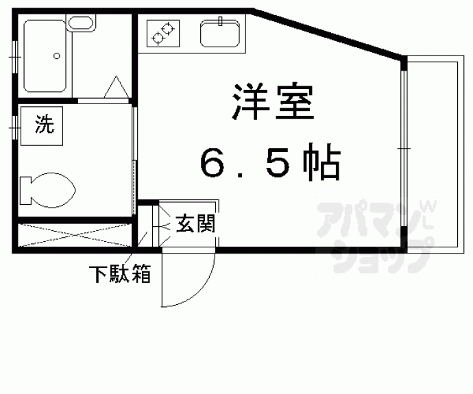 【プランドール北舟岡】間取