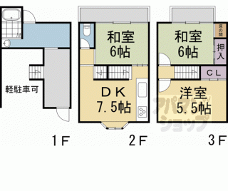 【大北山原谷乾町貸家３８－１１７】