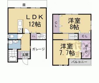 【紫野南舟岡町貸家】