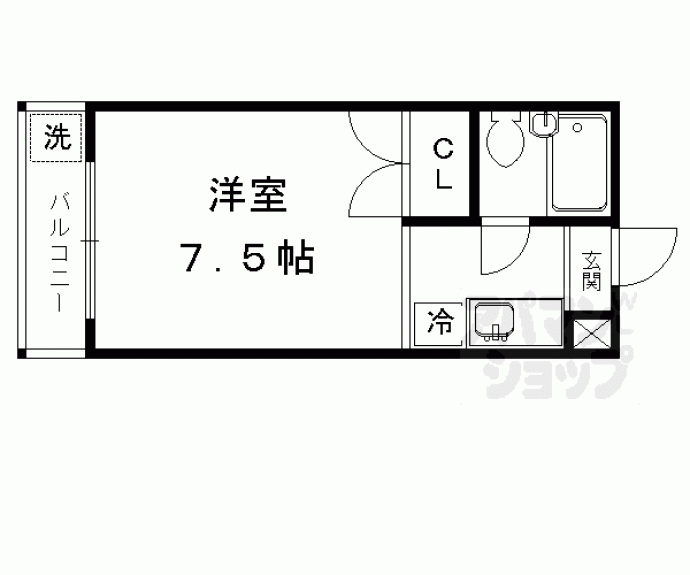 【ジョイハウス紫野】間取