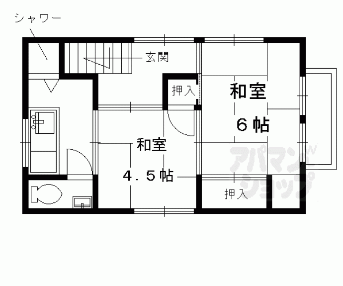 【吉田アパート】間取