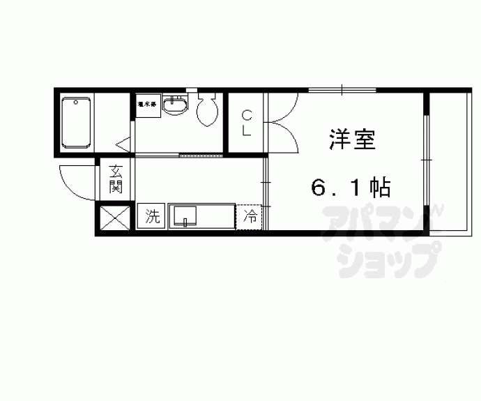 【シエルコート北大路】間取